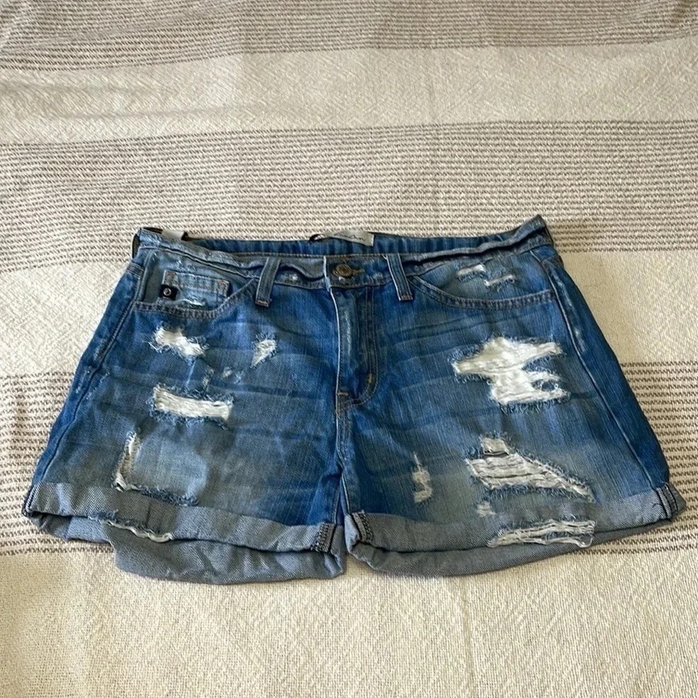 KANCAN Distressed Denim Shorts